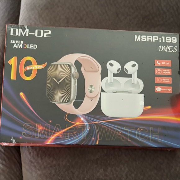 DMES DM-02 Smartwatch set with accessories. Brand new in box! Android compatible - Picture 2 of 9